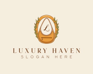 Luxury Leather Bag logo design