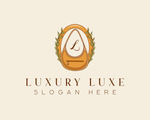 Luxury Leather Bag logo design