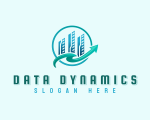 Analytics Data Graph logo design