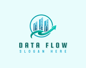 Analytics Data Graph logo design