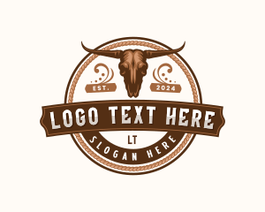 Vintage - Western Buffalo Ranch logo design