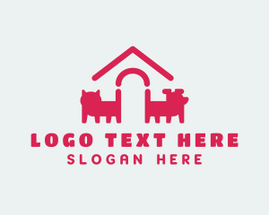 Dog - Cat Dog Pet logo design