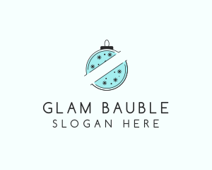 Winter Christmas Ball logo design