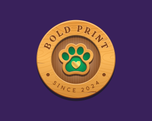 Paw Print Pet Veterinary logo design