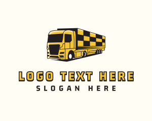Truckload - Freight Trucking Haulage logo design
