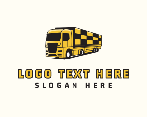 Transport - Freight Trucking Haulage logo design