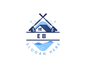 Power Washing Home Clean Logo