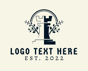 Strategist - Rook Chesspiece Strategy logo design