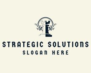 Strategy - Rook Chesspiece Strategy logo design