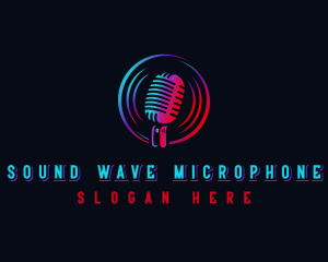 Microphone - Microphone Podcast Radio logo design