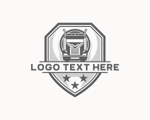Emblem - Haulage Logistics Trucking logo design