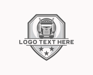 Haulage Logistics Trucking Logo