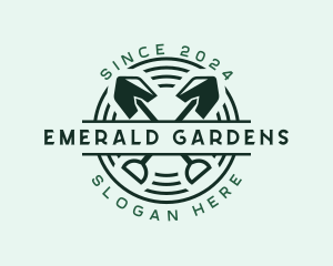 Lawn Shovel Landscaping logo design