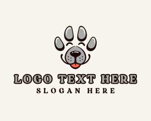 Pet - Dog Paw Veterinary logo design