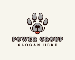 Dog Paw Veterinary Logo