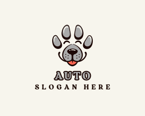 Dog Paw Veterinary Logo