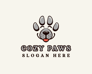 Dog Paw Veterinary logo design