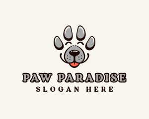 Dog Paw Veterinary logo design