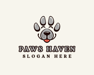 Dog Paw Veterinary logo design