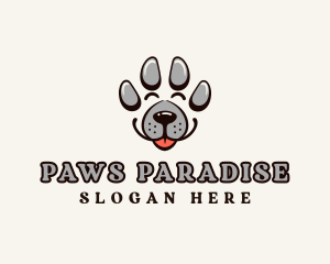 Dog Paw Veterinary logo design