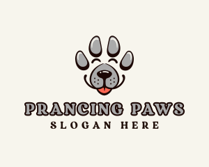 Dog Paw Veterinary logo design