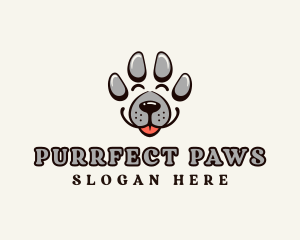 Dog Paw Veterinary logo design