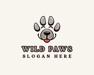 Dog Paw Veterinary logo design