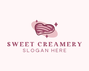 Heart Sugar Cookie logo design