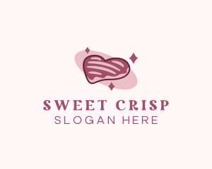 Wafer - Heart Sugar Cookie logo design