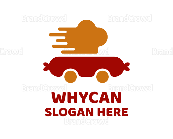 Sausage Meal Delivery Logo