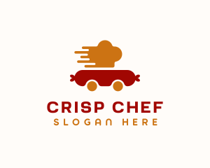 Sausage Meal Delivery logo design