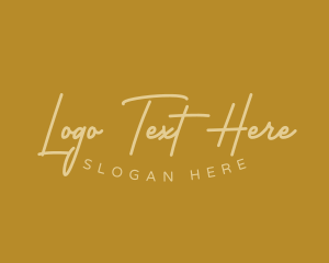 Cursive - Fashion Lifestyle Business logo design