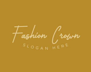 Fashion Lifestyle Business logo design