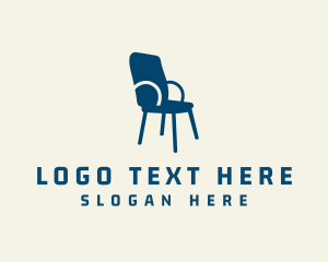 Upholstery - Furniture Chair Seat logo design