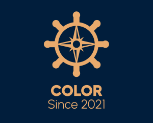 Exploration - Marine Ship Compass logo design