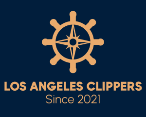 Sailing - Marine Ship Compass logo design