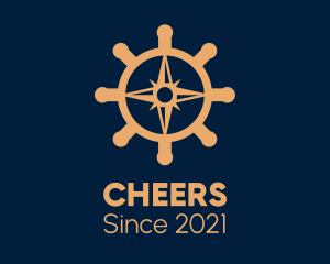 Seafarer - Marine Ship Compass logo design