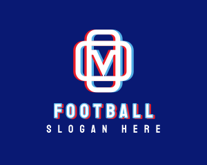 Esports - Static Motion Letter M logo design