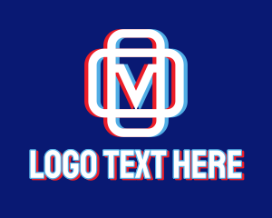 Motion - Static Motion Letter M logo design