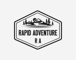 Mountain Landscape Adventure logo design