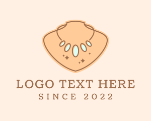 Gemstone - Woman Necklace Jewels logo design