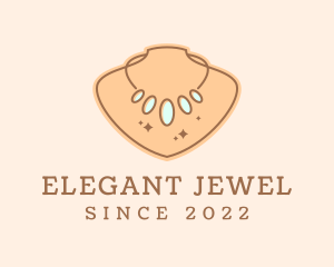 Woman Necklace Jewels logo design