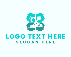 Sponge - Janitorial Disinfectant Cleaning logo design