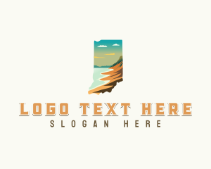 Tourism - Indiana Dunes Tourism logo design