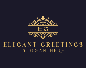 Stylish Wedding Event logo design