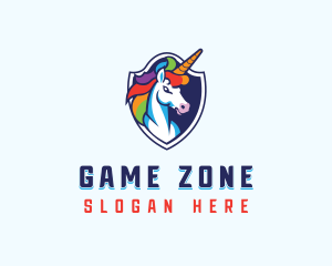 LGBTQIA Pride Unicorn logo design