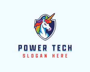 Transgender - LGBTQIA Pride Unicorn logo design