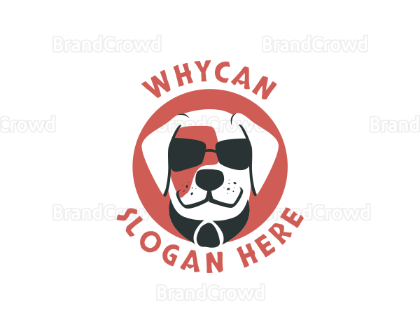 Sunglasses Pet Dog Logo