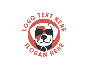 Rottweiler - Sunglasses Pet Dog logo design