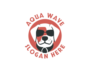 Sunglasses Pet Dog logo design